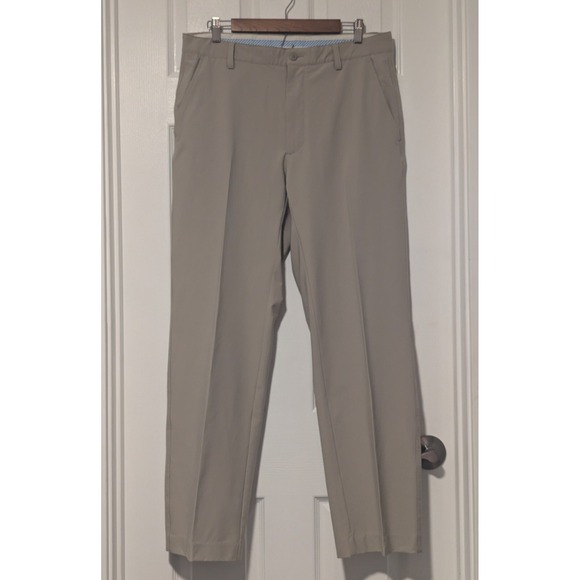 FootJoy Other - FJ FootJoy Men's 34 x 31 (tag 34x32) Gold Stretch Straight Leg Flat Front Pants